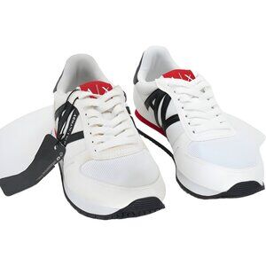 AX Armani Exchange Logo Sneakers White/Black Men's US 7M